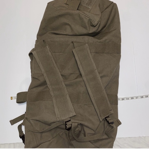 Terminator Olive Drab Canvas Gen II Duffle Bag 2 Strap Backpack Tactical bag - Picture 9 of 14